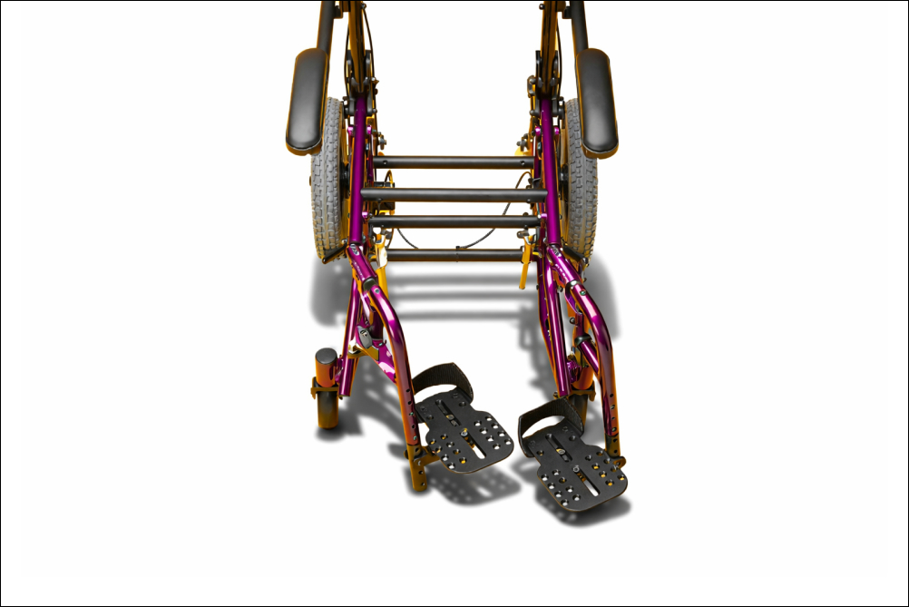 Blog image - purple wheelchair